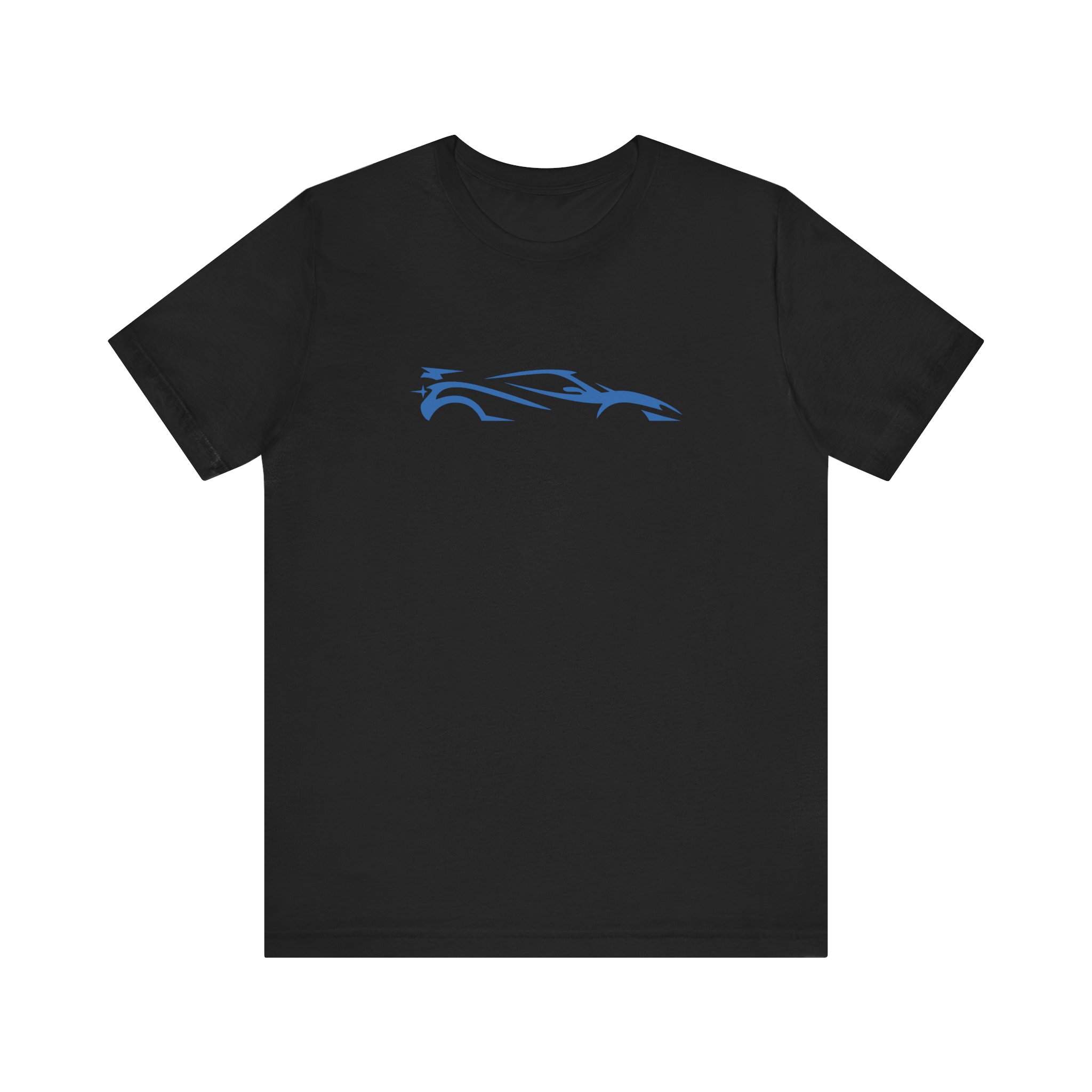 Car Profile Black T-Shirt