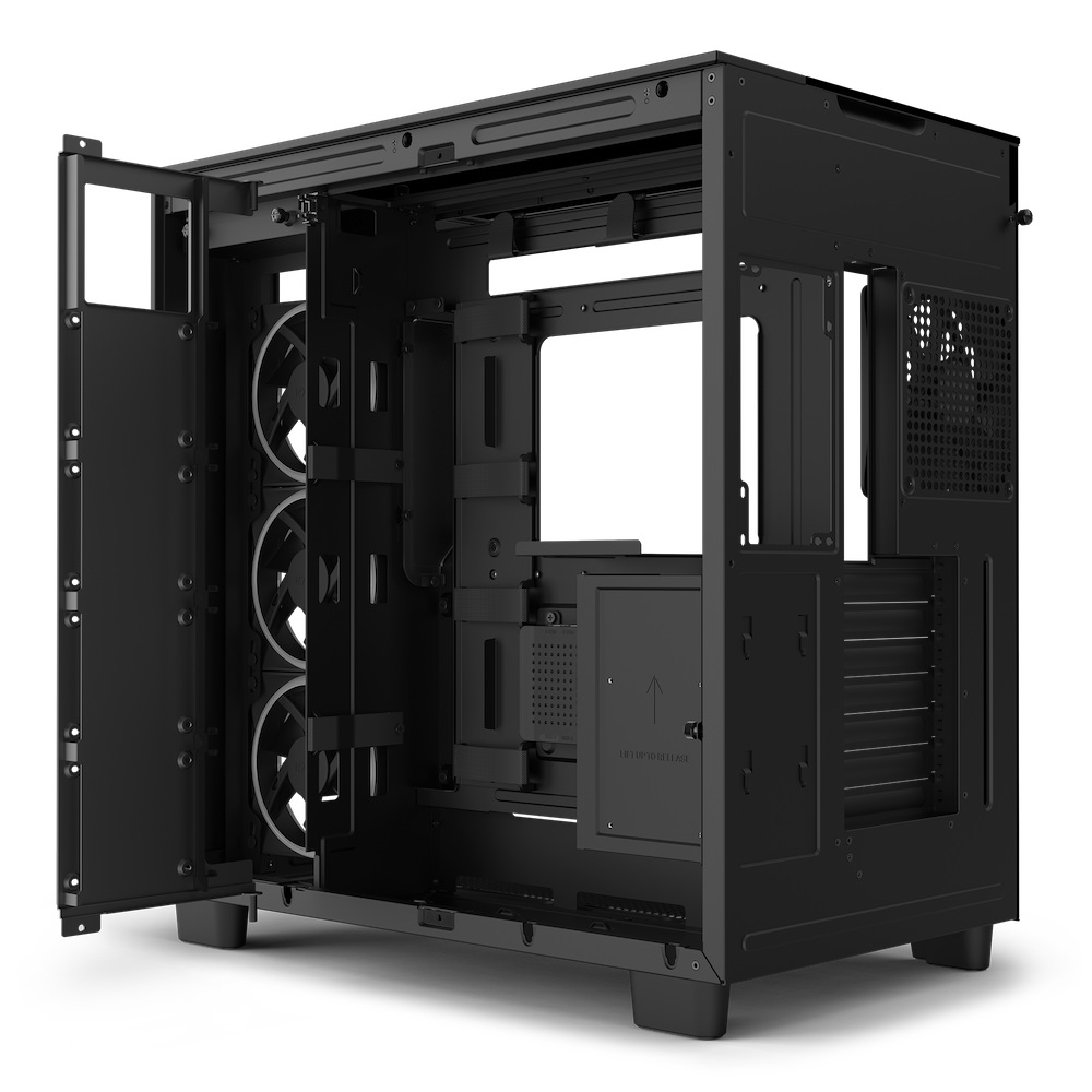 NZXT H9 Elite Mid Tower Case Black